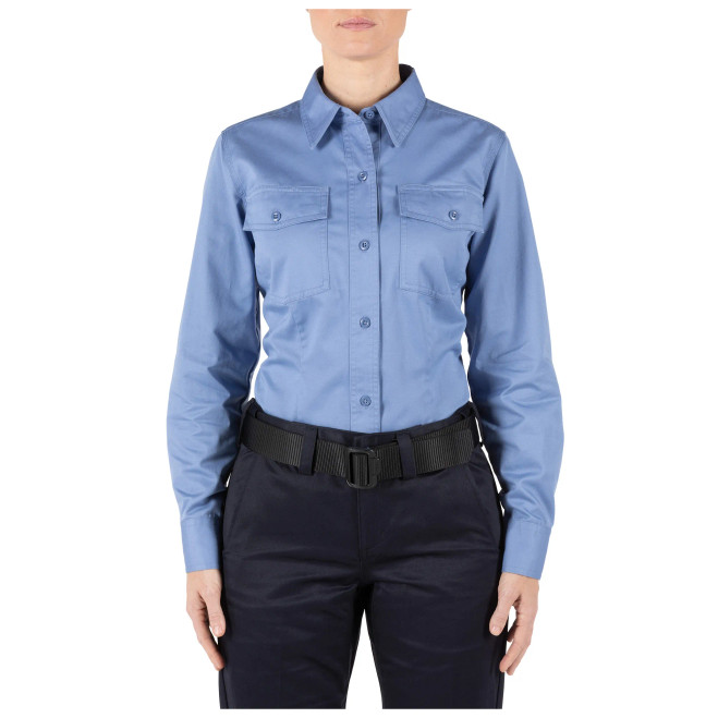 5.11 Tactical Women's Company Long Sleeve Shirt Fire Medium Blue