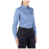 5.11 Tactical Women's Company Long Sleeve Shirt Fire Medium Blue