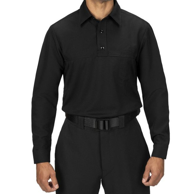 Blauer Polyester ArmorSkin Long Sleeve Base Shirt Black 1