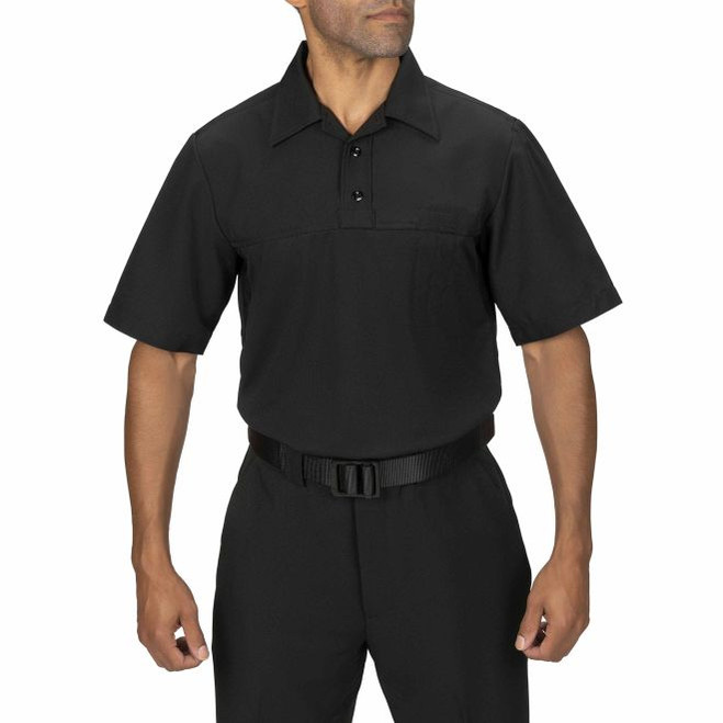 Blauer Polyester ArmorSkin Short Sleeve Base Shirt Black 1