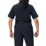 Blauer Women's FlexRS Short Sleeve ArmorSkin Base Shirt Navy 3