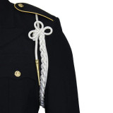 Vanguard Army Shoulder Cord - 2720 White Rayon with Brass Tip