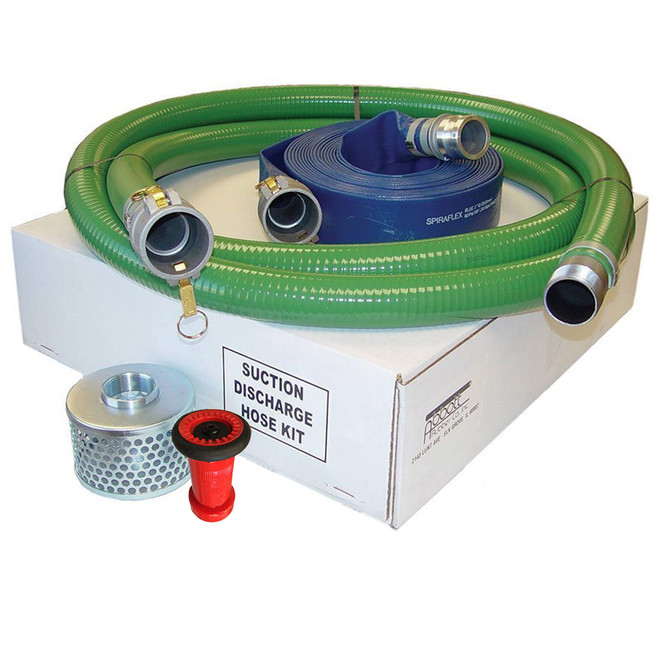 Honda 1.5" Boxed Hose Kit (Coupled Male & Female Pin Lug) 124015H-1148-WHKT HONDA at Curtis - Tools for Heroes